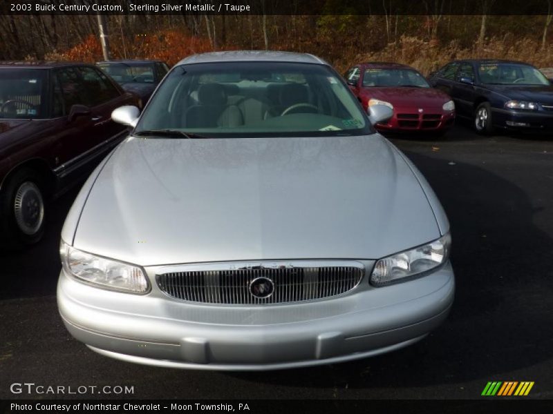 Sterling Silver Metallic / Taupe 2003 Buick Century Custom