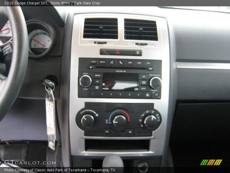 Stone White / Dark Slate Gray 2010 Dodge Charger SXT