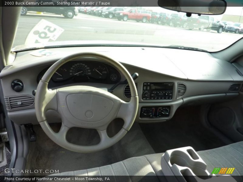 Sterling Silver Metallic / Taupe 2003 Buick Century Custom