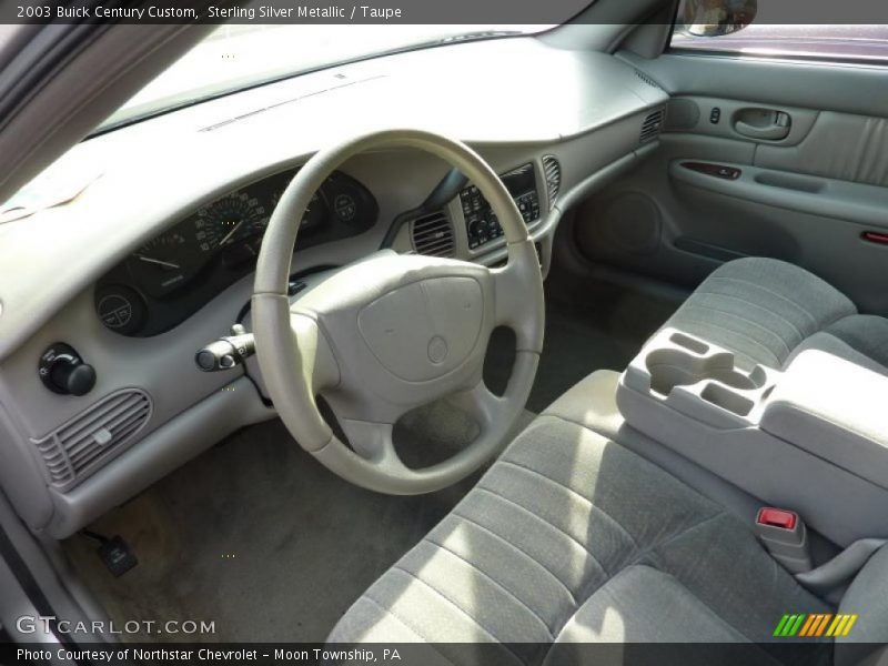 Sterling Silver Metallic / Taupe 2003 Buick Century Custom