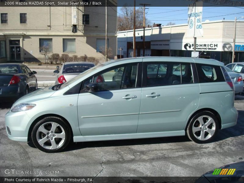 Stellar Silver Mica / Black 2006 Mazda MAZDA5 Sport