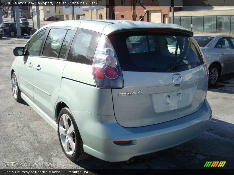 Stellar Silver Mica / Black 2006 Mazda MAZDA5 Sport
