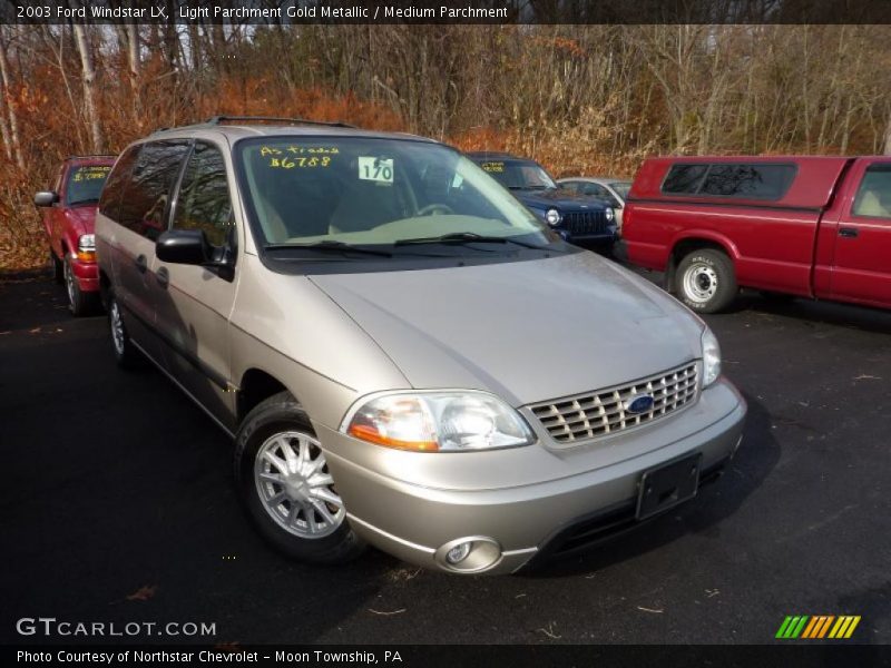 Light Parchment Gold Metallic / Medium Parchment 2003 Ford Windstar LX