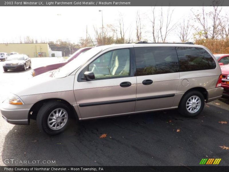 Light Parchment Gold Metallic / Medium Parchment 2003 Ford Windstar LX