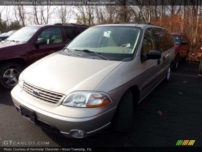 Light Parchment Gold Metallic / Medium Parchment 2003 Ford Windstar LX
