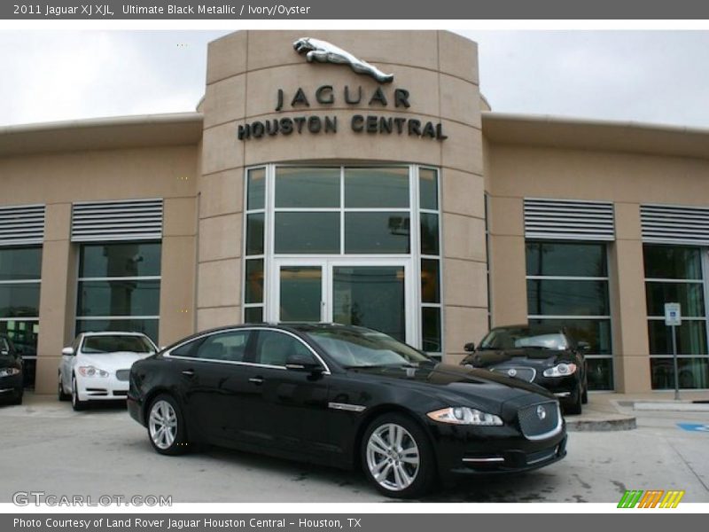 Ultimate Black Metallic / Ivory/Oyster 2011 Jaguar XJ XJL