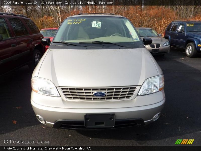 Light Parchment Gold Metallic / Medium Parchment 2003 Ford Windstar LX