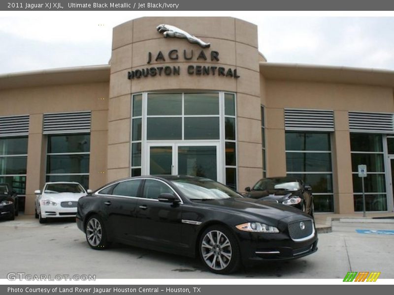 Ultimate Black Metallic / Jet Black/Ivory 2011 Jaguar XJ XJL