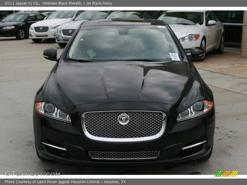 Ultimate Black Metallic / Jet Black/Ivory 2011 Jaguar XJ XJL