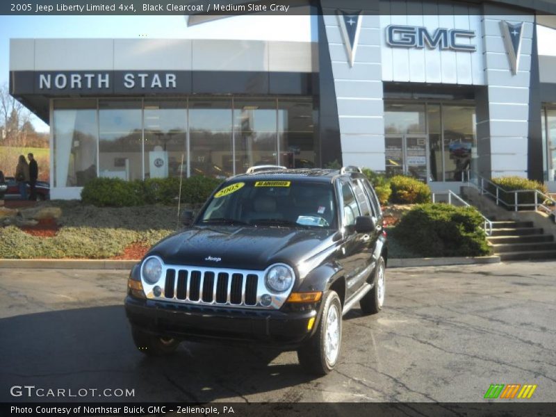 Black Clearcoat / Medium Slate Gray 2005 Jeep Liberty Limited 4x4