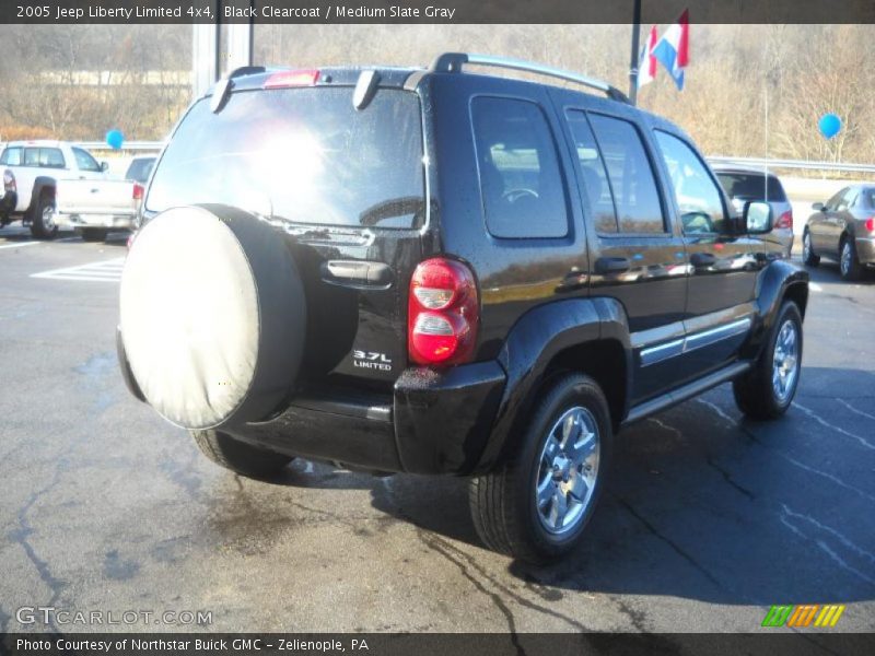 Black Clearcoat / Medium Slate Gray 2005 Jeep Liberty Limited 4x4