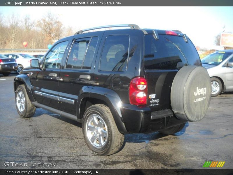 Black Clearcoat / Medium Slate Gray 2005 Jeep Liberty Limited 4x4
