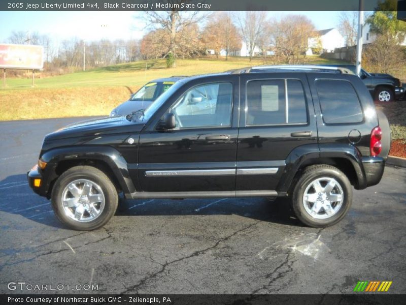 Black Clearcoat / Medium Slate Gray 2005 Jeep Liberty Limited 4x4