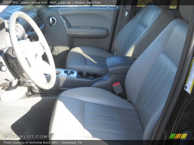 Black Clearcoat / Medium Slate Gray 2005 Jeep Liberty Limited 4x4