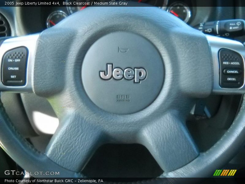 Black Clearcoat / Medium Slate Gray 2005 Jeep Liberty Limited 4x4