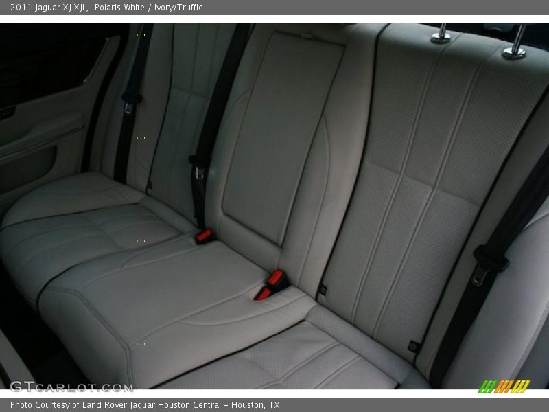 Polaris White / Ivory/Truffle 2011 Jaguar XJ XJL