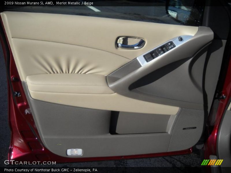 Merlot Metallic / Beige 2009 Nissan Murano SL AWD