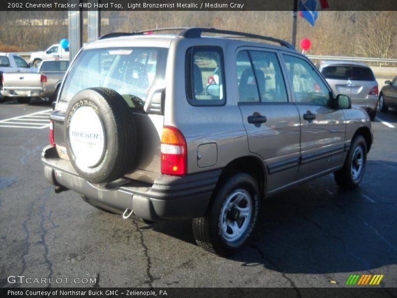 Light Bronzemist Metallic / Medium Gray 2002 Chevrolet Tracker 4WD Hard Top