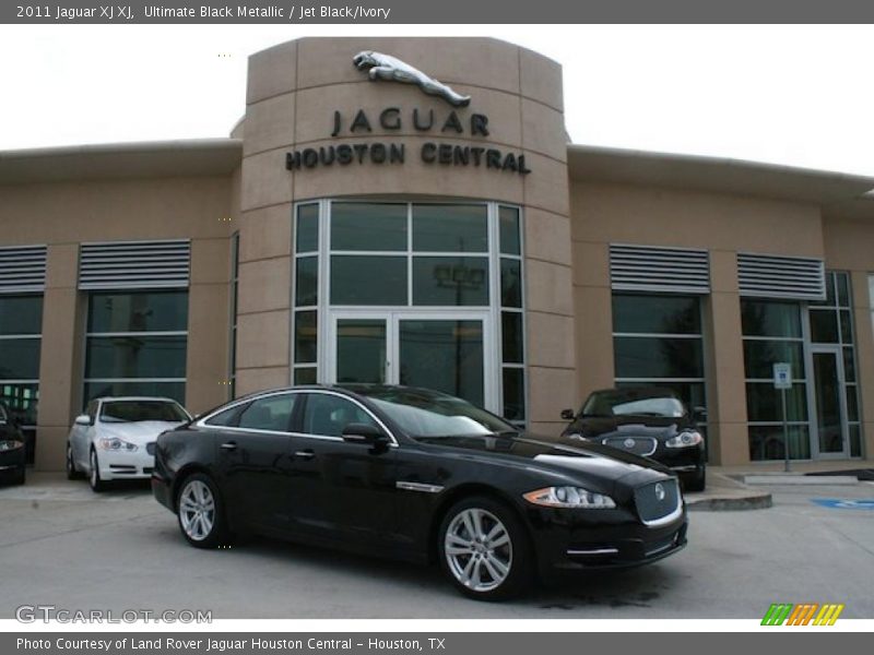 Ultimate Black Metallic / Jet Black/Ivory 2011 Jaguar XJ XJ