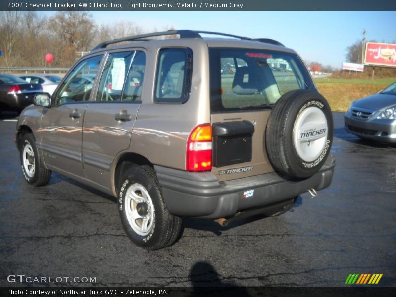 Light Bronzemist Metallic / Medium Gray 2002 Chevrolet Tracker 4WD Hard Top