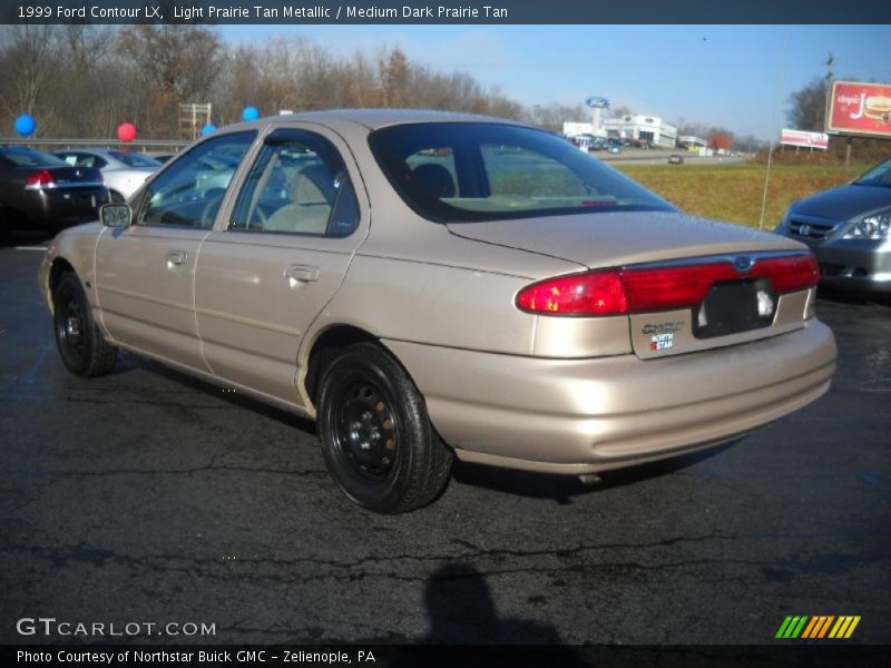 Light Prairie Tan Metallic / Medium Dark Prairie Tan 1999 Ford Contour LX