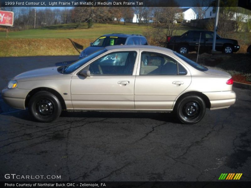 Light Prairie Tan Metallic / Medium Dark Prairie Tan 1999 Ford Contour LX
