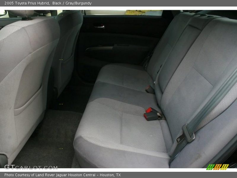 Black / Gray/Burgundy 2005 Toyota Prius Hybrid
