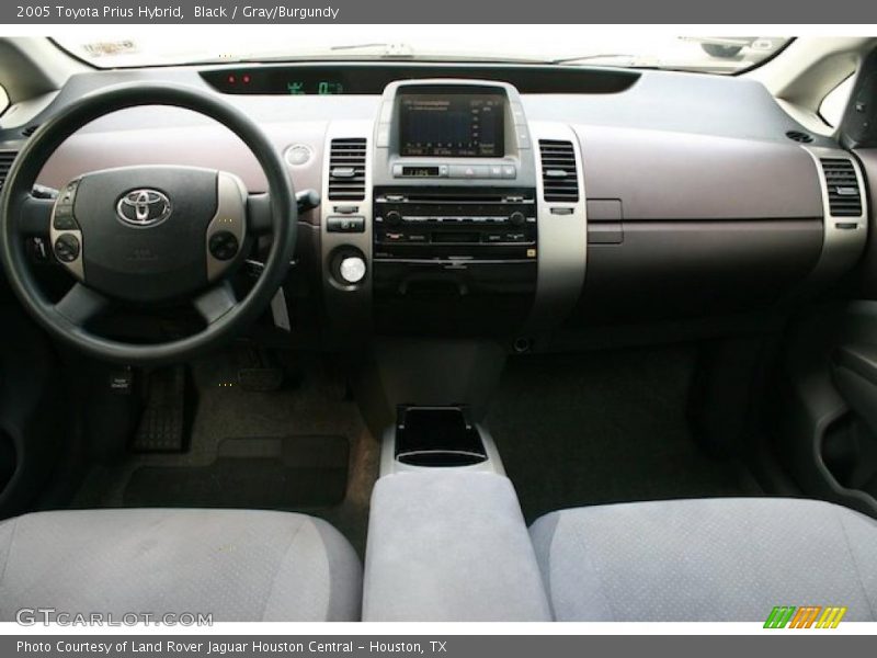 Black / Gray/Burgundy 2005 Toyota Prius Hybrid