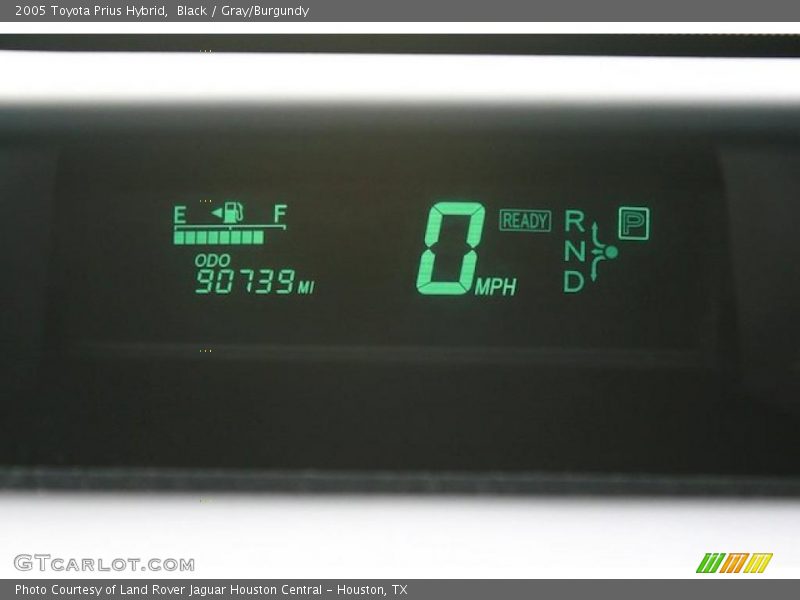 Black / Gray/Burgundy 2005 Toyota Prius Hybrid