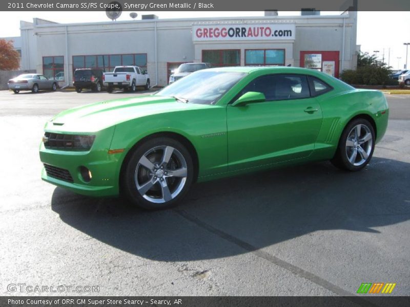 Synergy Green Metallic / Black 2011 Chevrolet Camaro SS/RS Coupe