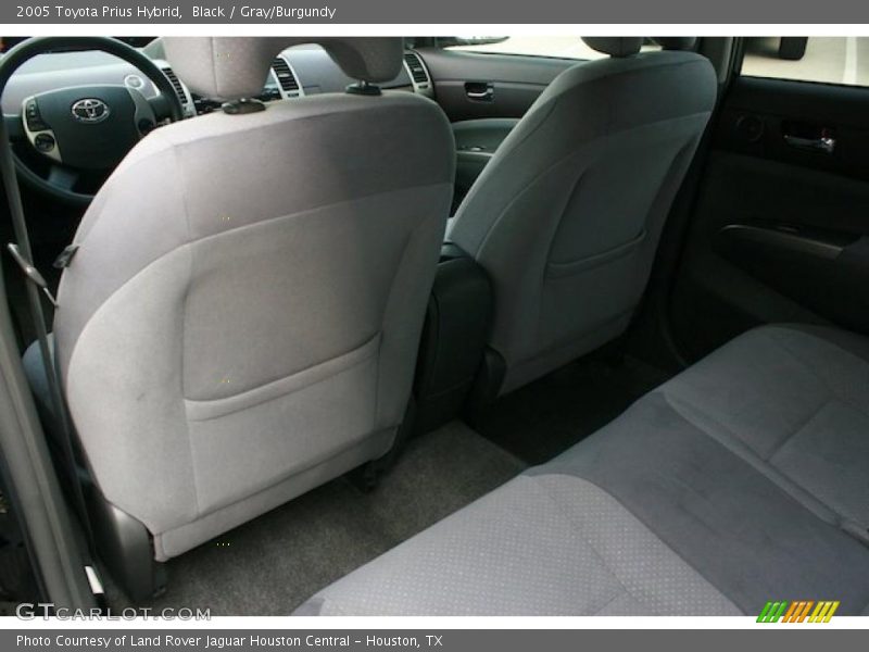 Black / Gray/Burgundy 2005 Toyota Prius Hybrid
