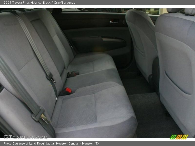 Black / Gray/Burgundy 2005 Toyota Prius Hybrid