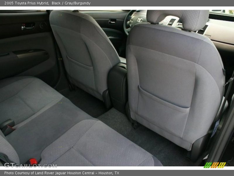 Black / Gray/Burgundy 2005 Toyota Prius Hybrid