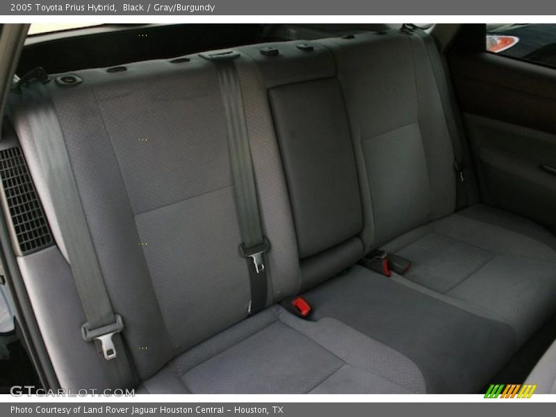 Black / Gray/Burgundy 2005 Toyota Prius Hybrid