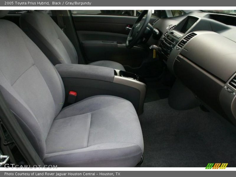 Black / Gray/Burgundy 2005 Toyota Prius Hybrid