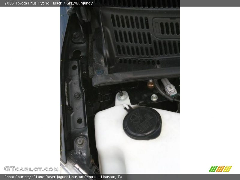 Black / Gray/Burgundy 2005 Toyota Prius Hybrid