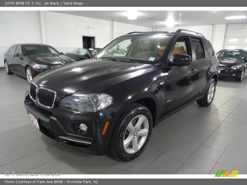Jet Black / Sand Beige 2008 BMW X5 3.0si