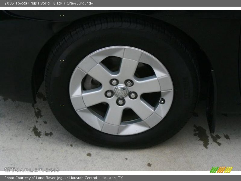 Black / Gray/Burgundy 2005 Toyota Prius Hybrid