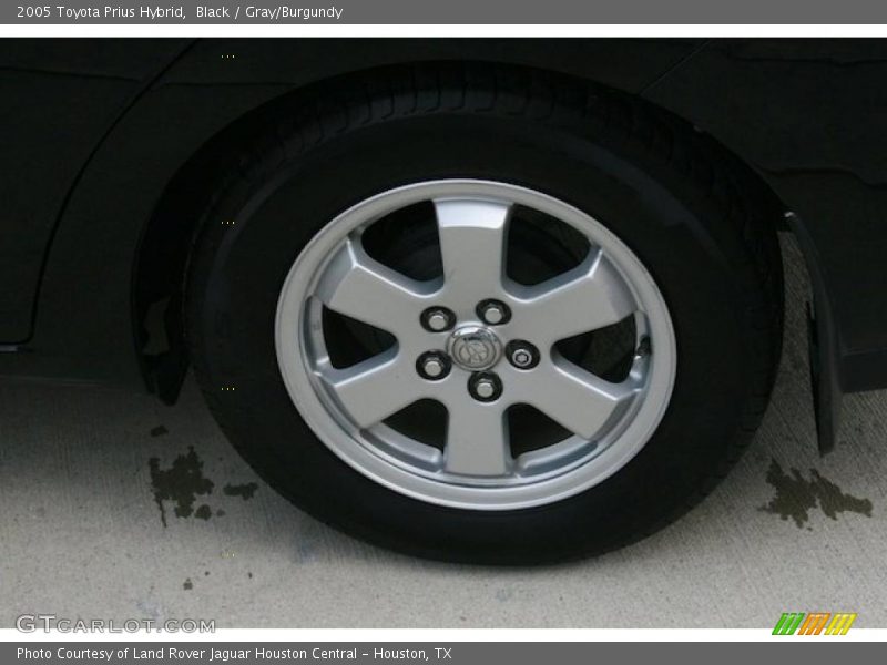 Black / Gray/Burgundy 2005 Toyota Prius Hybrid