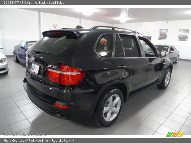 Jet Black / Sand Beige 2008 BMW X5 3.0si