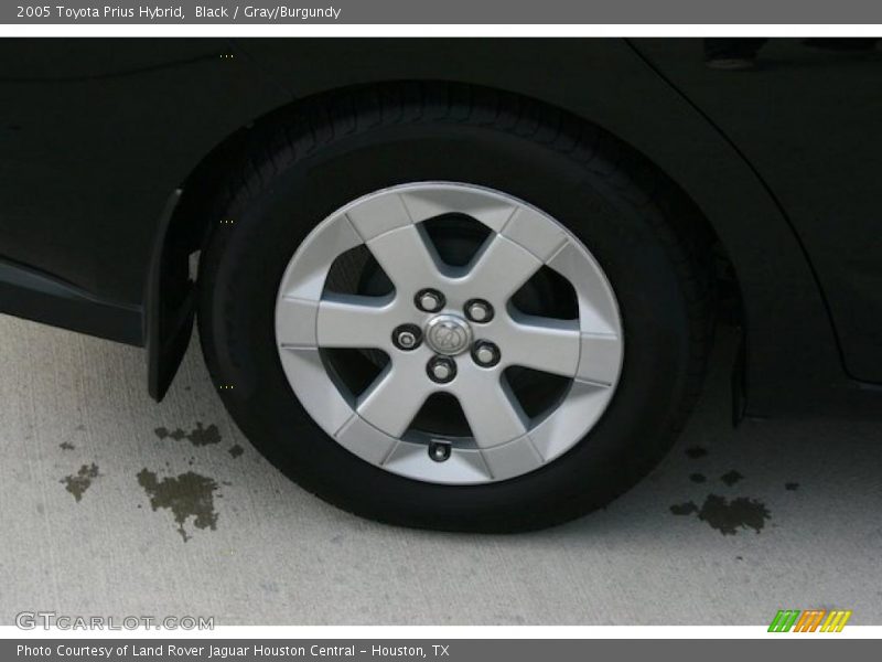 Black / Gray/Burgundy 2005 Toyota Prius Hybrid