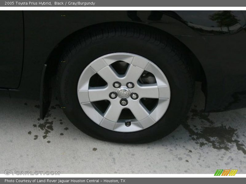 Black / Gray/Burgundy 2005 Toyota Prius Hybrid