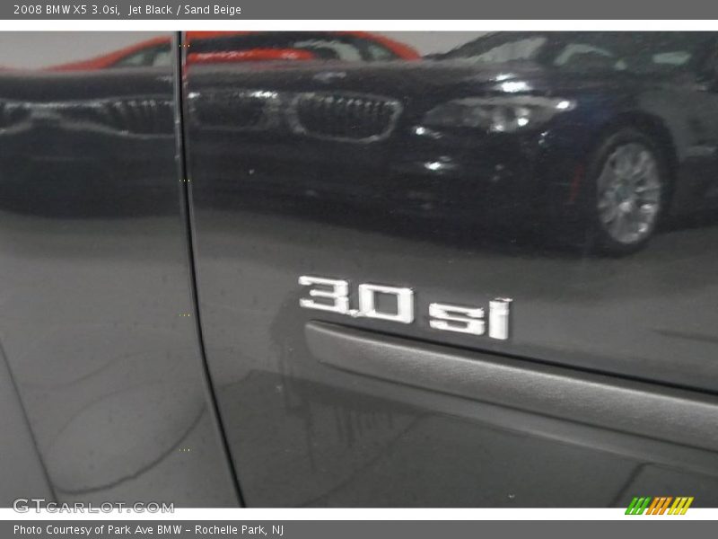 Jet Black / Sand Beige 2008 BMW X5 3.0si