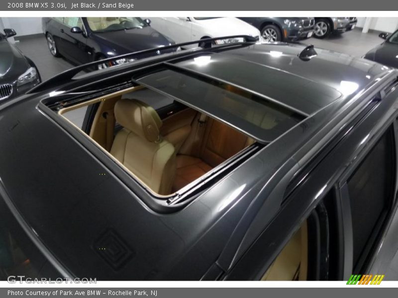 Jet Black / Sand Beige 2008 BMW X5 3.0si