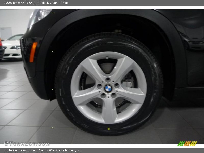 Jet Black / Sand Beige 2008 BMW X5 3.0si