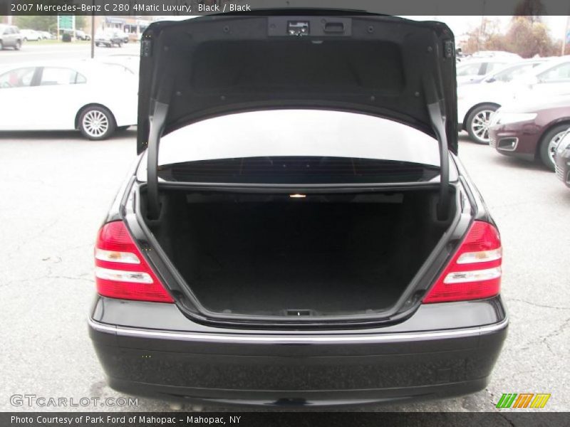 Black / Black 2007 Mercedes-Benz C 280 4Matic Luxury