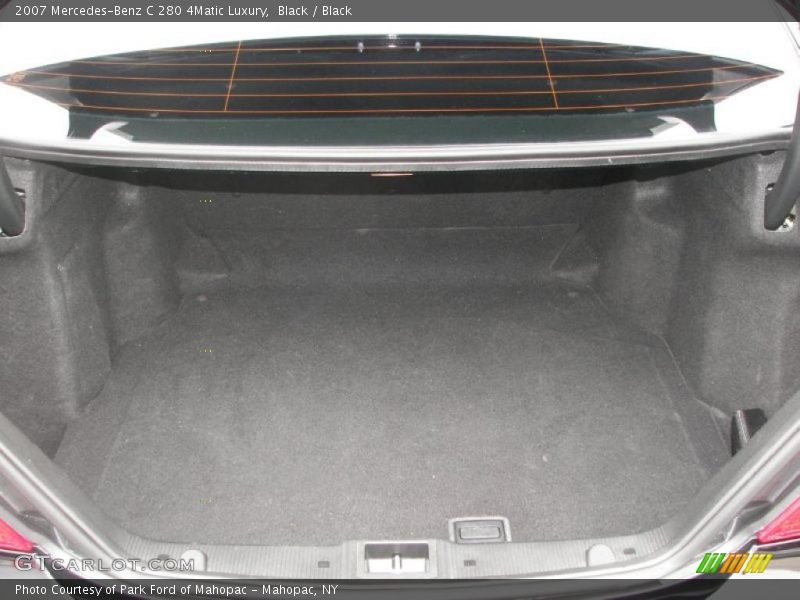 Black / Black 2007 Mercedes-Benz C 280 4Matic Luxury