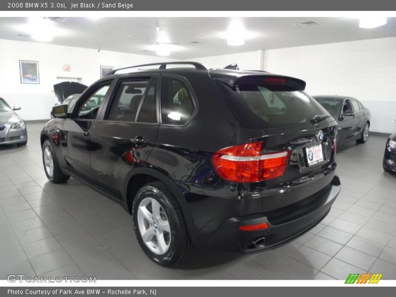 Jet Black / Sand Beige 2008 BMW X5 3.0si