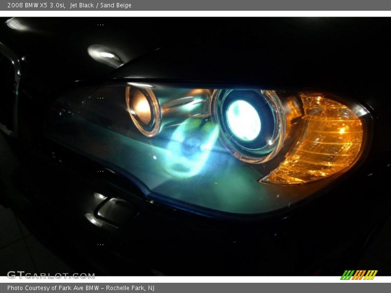 Jet Black / Sand Beige 2008 BMW X5 3.0si