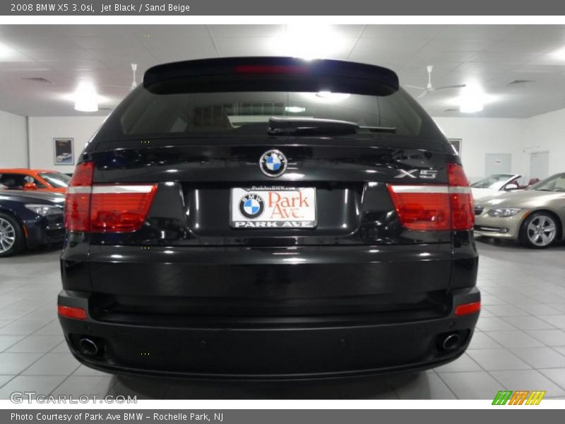 Jet Black / Sand Beige 2008 BMW X5 3.0si